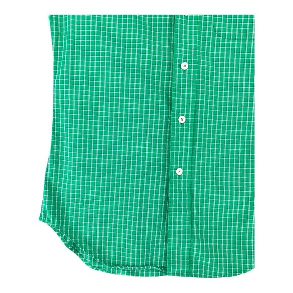 Brooks‎ Brothers Men's Button Down Short Sleeve Blue Check Shirt XS - Picture 8 of 12